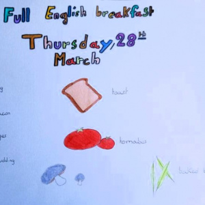 English breakfast drawings 2